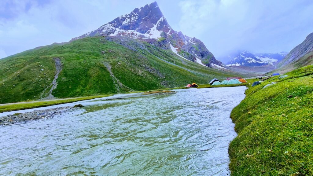 Kashmir Great Lakes Trek: Complete Guide 2026 Kashmir Great Lakes Trek campsite view